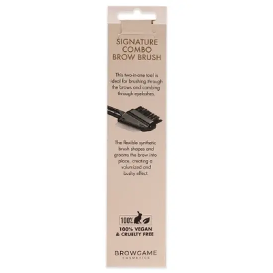 Browgame Signature Combo Brow Brush - Eyebrow Brush - 1 pc image {5}