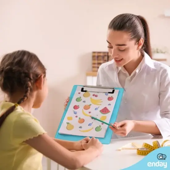 Enday Memo Size Plastic Clipboard image {3}