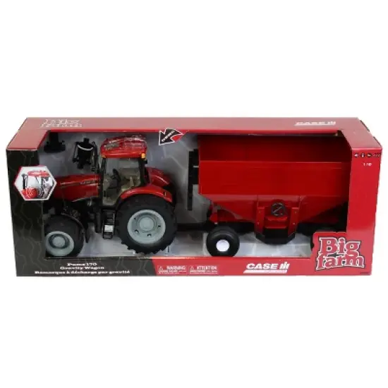 ERTL 1/16 Big Farm Case IH Puma 170 with Gravity Wagon 47246 image {5}