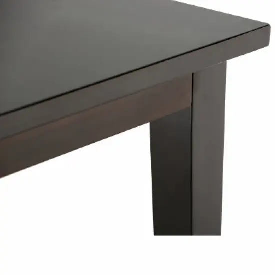 54"x54" Colburn Solid Hardwood Square Dining Table Java Brown - WyndenHall image {2}