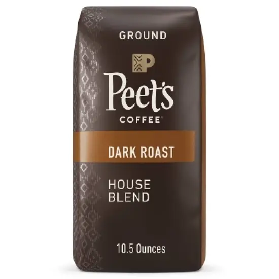 Peet's House Blend Dark Roast Ground Coffee - 10.5oz image {8}