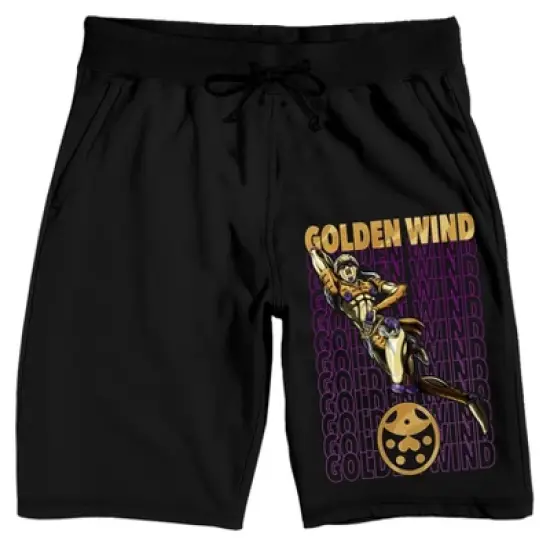 Jojo's Bizarre Adventure Golden Wind Men's Short Sleeve Shirt & Sleep Shorts Set image {3}