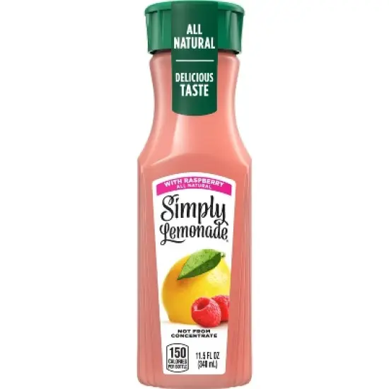 Simply Lemonade with Raspberry - 11.5oz image {1}