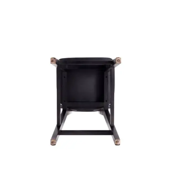 Versailles Wood Counter Height Barstool Black/Natural - Manhattan Comfort image {7}