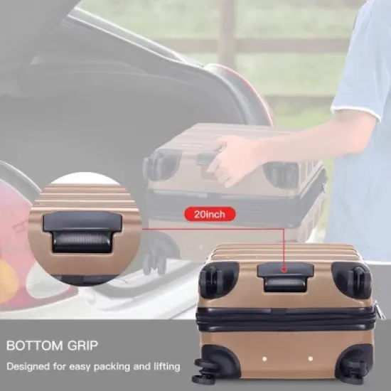 Verdi Luggage 3Pc Hardside Spinner Set (20/24/28) image {2}