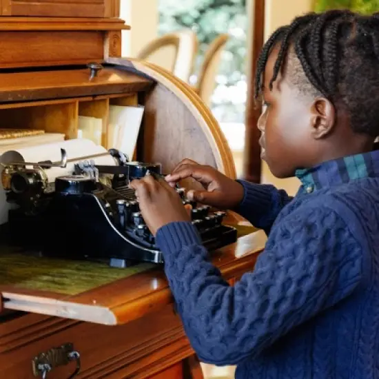 Hope & Henry Boys' Long Sleeve Fisherman Cable Pullover Sweater, Infant image {4}