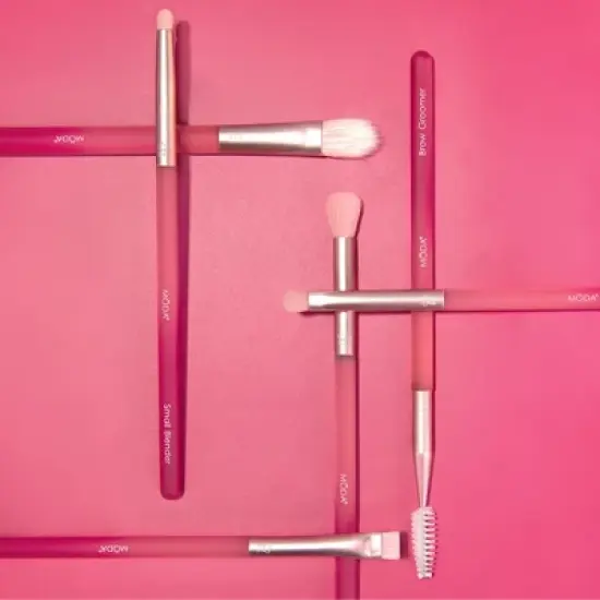 MODA Brush Hibiscus Hues Eye Makeup Brush Kit- 6pc image {3}