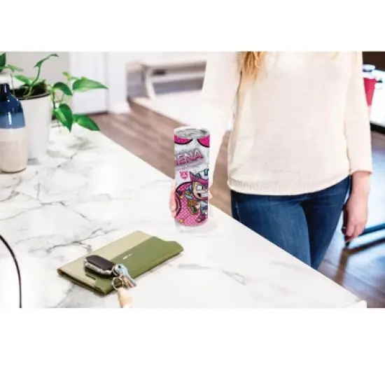 SMASHCRAFT 20 ounce Stainless Steel Double Walled Insulated Travel Tumbler Coffee Mug Cup, Athena Chibi image {4}