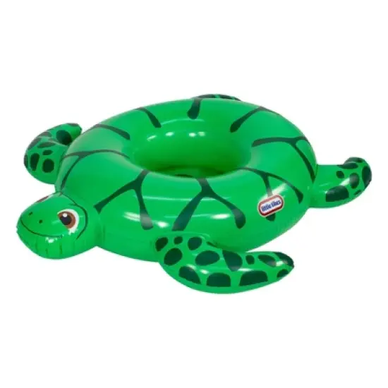 PoolCandy Little Tikes Timmy The Turtle Inflatable Pool Float Ultra Durable Fun In The Sun For Hours Great For Pools, Lakes, And More image {1}