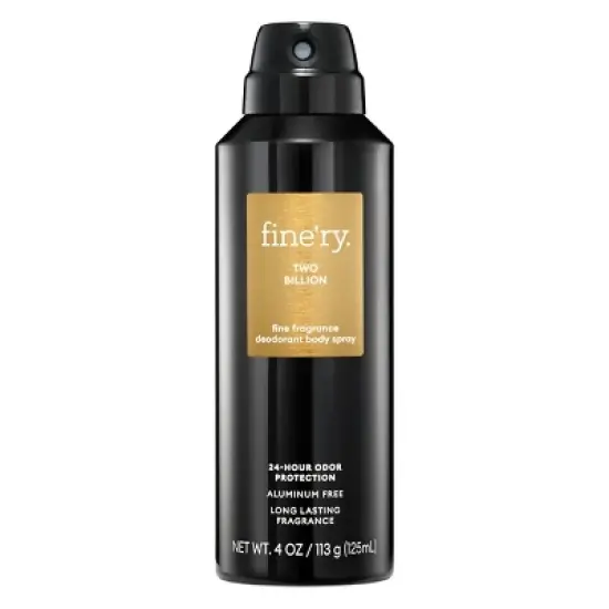 fine'ry. Men's Deodorant Spray - Two Billion - 4oz image {5}