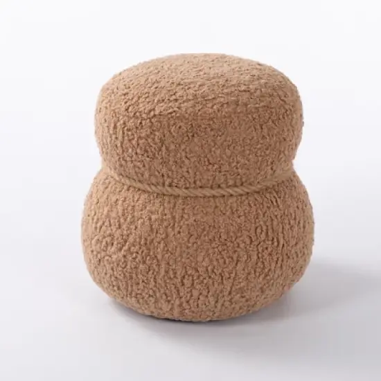 Maliang Ottomans, Snowman Stool, Greig Plush Cushion, Suitable For Any Space image {9}