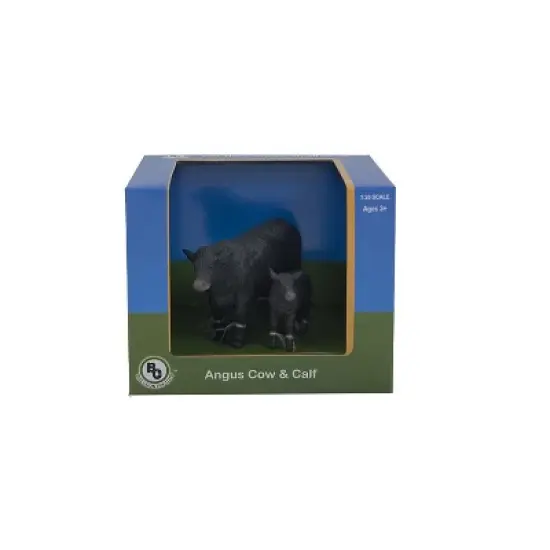 Big Country Toys 1/20 Angus Cow & Calf 404 image {1}