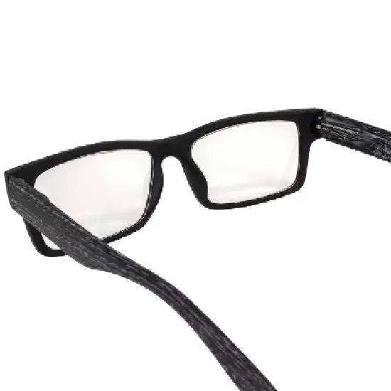 Global Vision Eyewear Wood Bifocal Reading Glasses with +2.5 Bifocal Clear Lenses image {3}