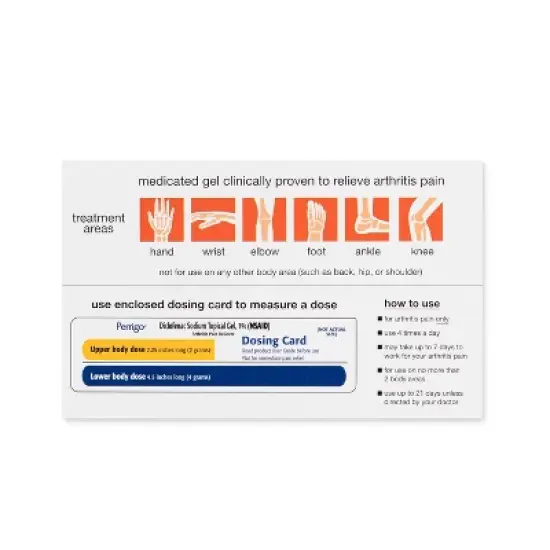 Arthritis Diclofenac Sodium (NSAID) Pain Reliever Gel - up&up&trade; image {1}