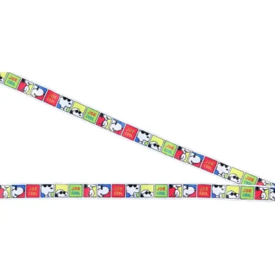 Peanuts Snoopy Be Joe Cool Breakaway ID Lanyard Joe Cool 1.25" Rubber Charm image {3}