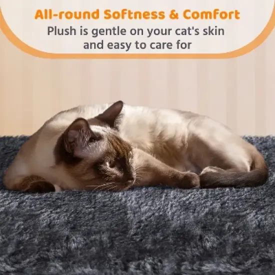 Yaheetech 42"H Cat Tree House with 2 Condos for Small Cats Kittens image {5}