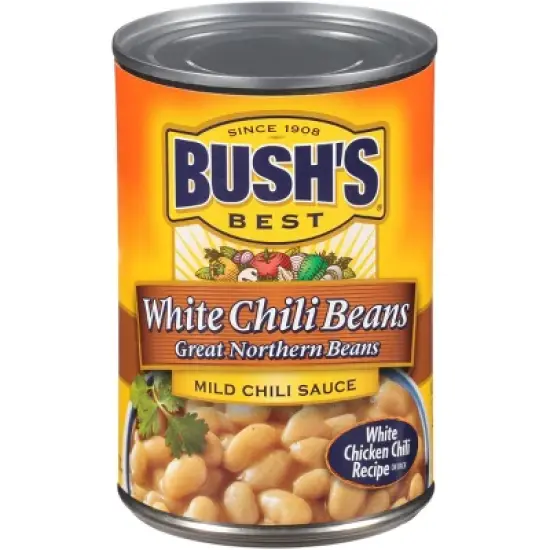 Bush's Great Northern Beans in Mild White Chili Sauce - 15.5oz image {6}