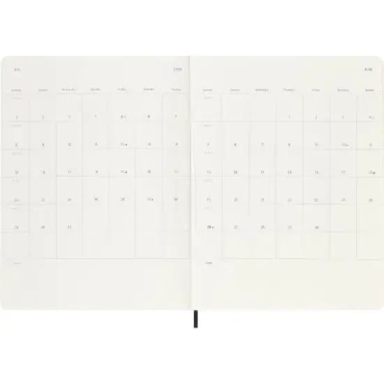 Moleskine 2023 Notebook Planner Weekly 18 Month XL Soft Cover Black image {4}
