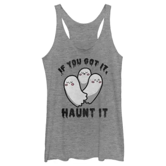 Women's Lost Gods Halloween If You Got it Haunt It Racerback Tank Top image {3}