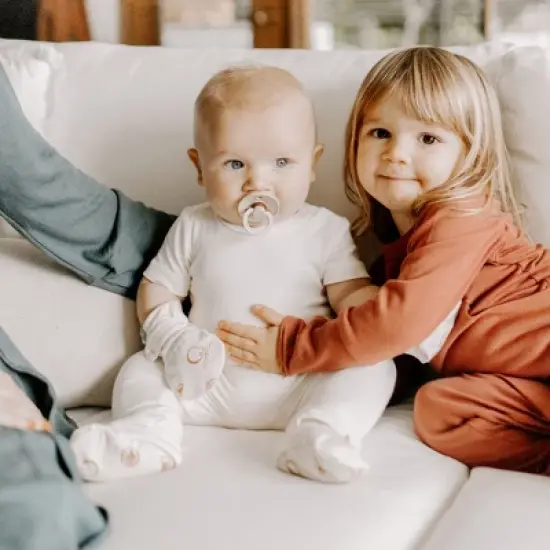 Goumikids Viscose Made from Bamboo + Organic Cotton Short-Sleeve Baby Bodysuit image {2}