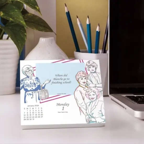 Trends International Inc. 2024 Daily Desk Calendar 4.25"x5" Golden Girls image {7}