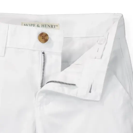 Hope & Henry Boys' Organic Cotton Stretch Chino Short, Infant image {2}