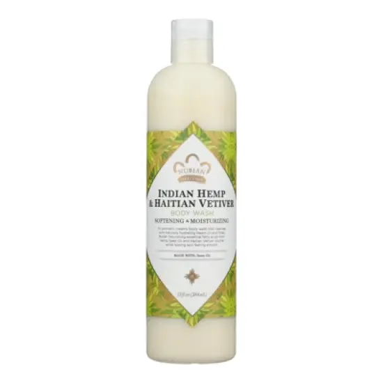 Nubian Heritage Indian Hemp and Haitian Vetiver Body Wash - 13 fz image {5}