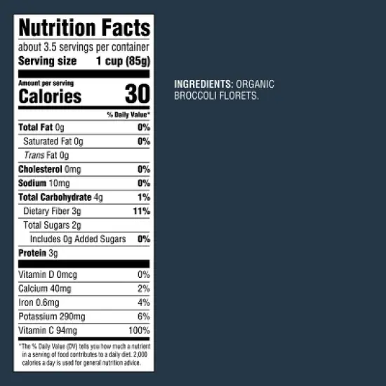 Organic Frozen Broccoli Florets - 10oz - Good & Gather&trade; image {3}