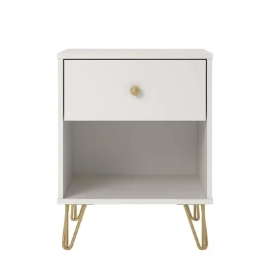 Finley Nightstand White - Novogratz image {5}