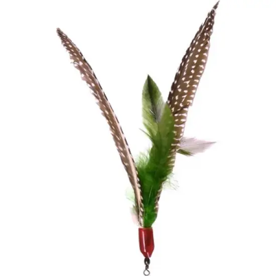 GoCat Da Bird Feather Cat Toy Refill, Handmade in The USA (1 Pack) image {1}