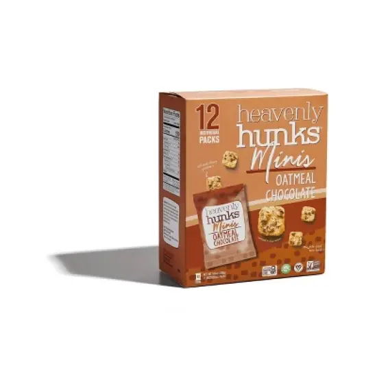 Heavenly Hunks Oatmeal Chocolate Chip Mini Cookie Bites Snack Pack - 14.4oz/12ct image {6}