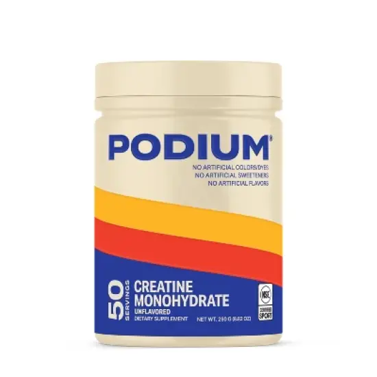 Podium Nutrition Creatine Monohydrate Energy Drink - Unflavored - 8.82oz/50 Servings image {6}