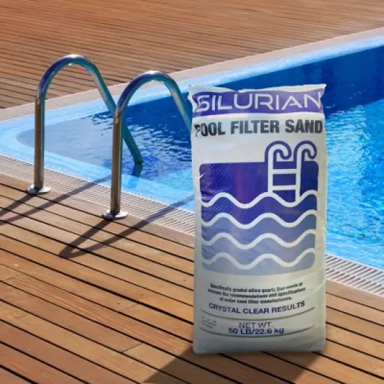 U.S. Silica SILURIAN 20 Grade Pool Filter Sand for Optimal Filtration & Funsicle 12 Inch Sand Filter Pump for Above Ground Pools, 1600 GPH Flow Rate image {3}