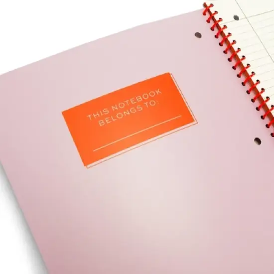 Best Year Ever Spiral Notebook Lavender/Tomato, School Supplies image {2}