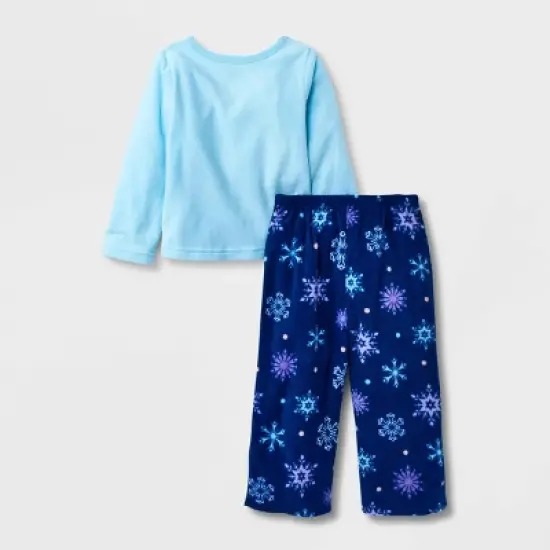 Toddler Girls' 2pc Frozen Pajama Set - Blue image {1}