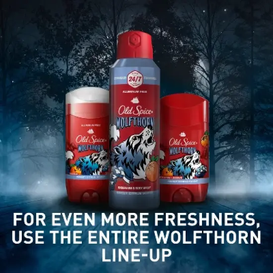 Old Spice Wolfthorn Scent Deodorant for Men - Aluminum-Free 3oz image {6}