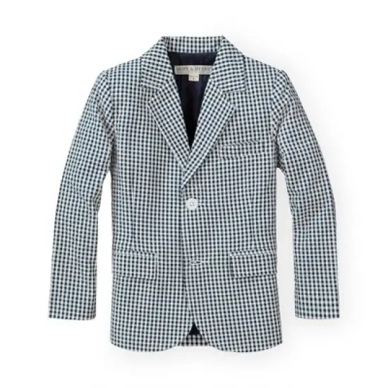 Hope & Henry Boys' Seersucker Suit Jacket, Kids image {6}