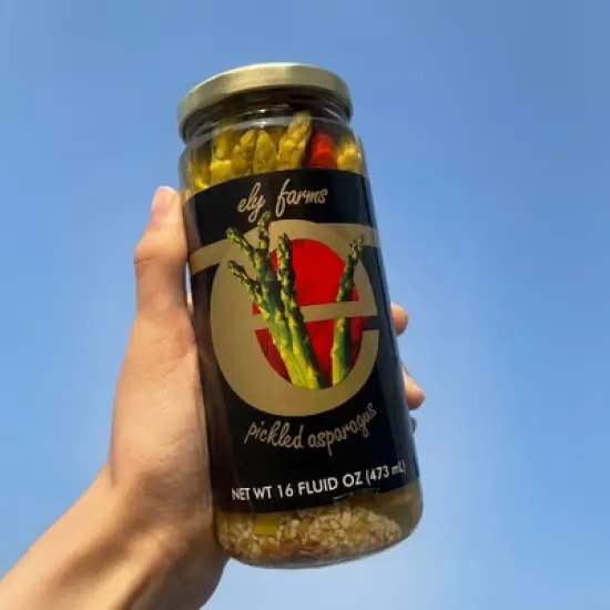 Ely Farms 16 oz Pickled Asparagus - Pack of 3 image {4}