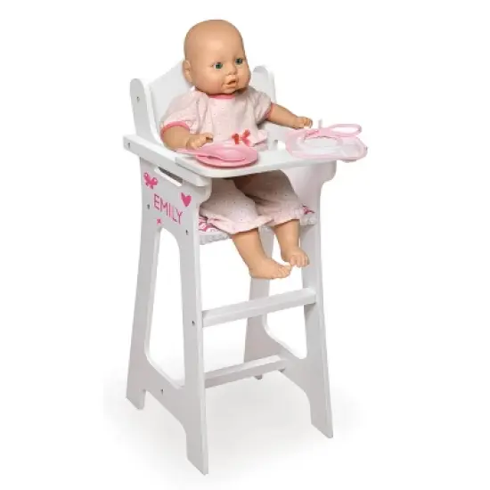 Badger Basket Doll High Chair with Accessories and Free Personalization Kit image {4}