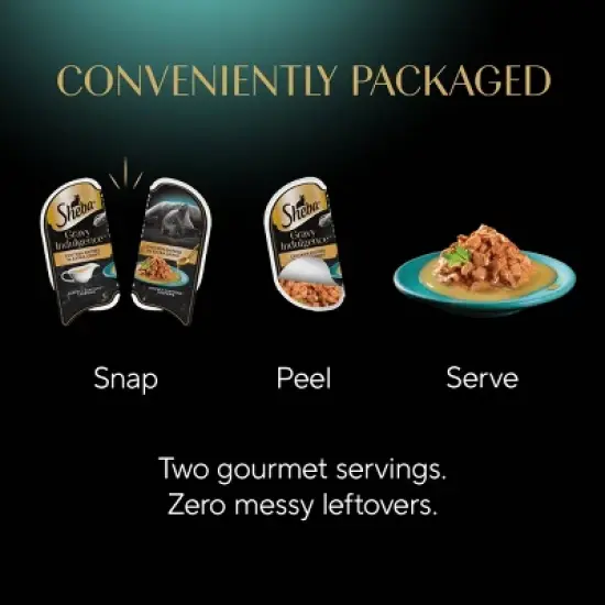 Sheba Chicken Flavor Gravy Indulgences Wet Cat Food - 2.64oz image {3}