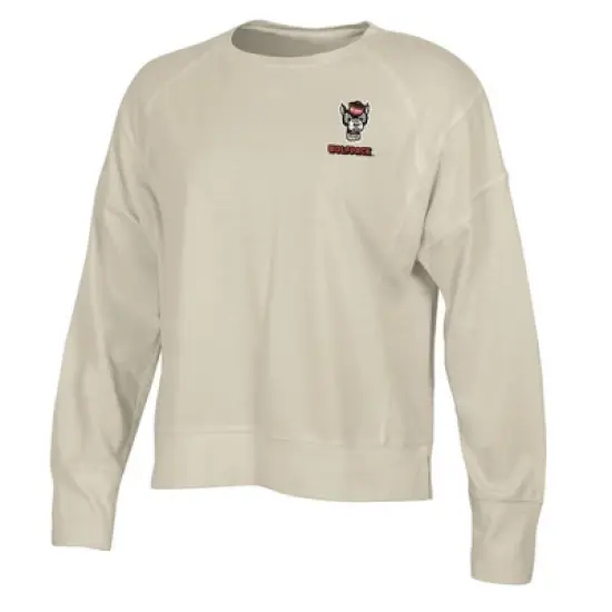 NCAA NC State Wolfpack Women's Long Sleeve Cream T-Shirt image {3}
