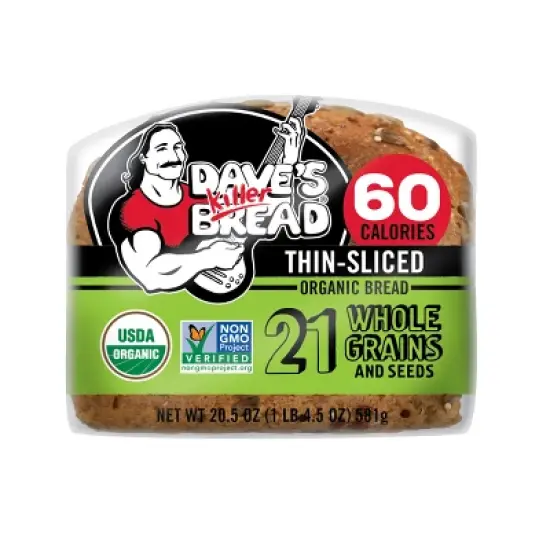 Dave's Killer Bread Organic 21 Whole Grains and Seeds Bread - 20.5oz image {7}