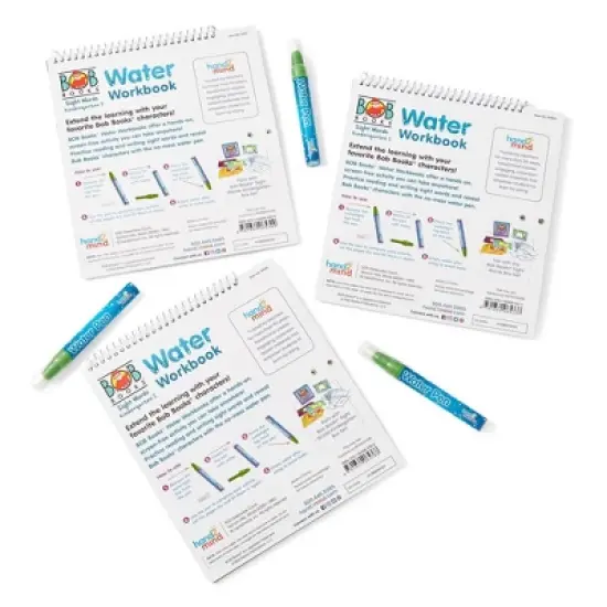 Hand2Mind Bob Books Kindergarten Sight Words Water Workbook Set - 3pk image {5}