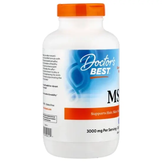 Doctor's Best MSM with OptiMSM&reg;, 360 Capsules (1,000 mg  per Capsule) image {3}