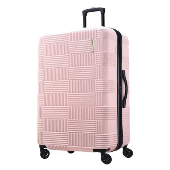 American Tourister NXT Hardside Large Checked Spinner Suitcase image {11}