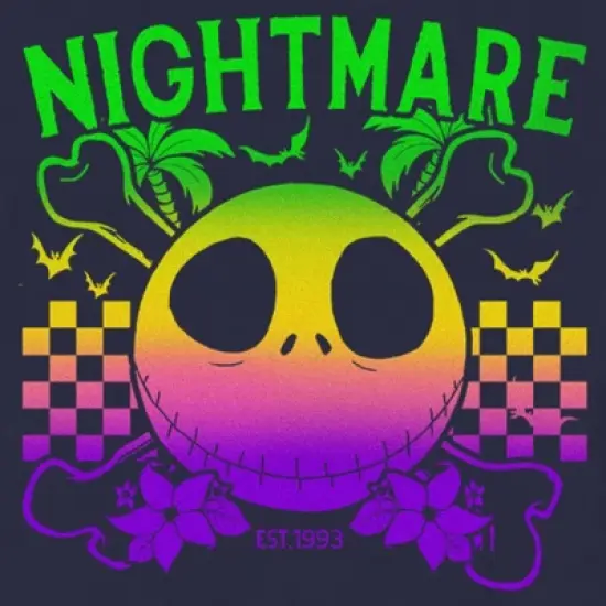 Toddler's The Nightmare Before Christmas EST. 1993 Tropical Rainbow Jack T-Shirt image {1}