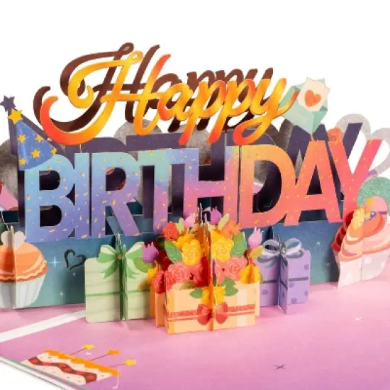 Paper Love Frndly 3D Happy Birthday Pop Up Card image {8}