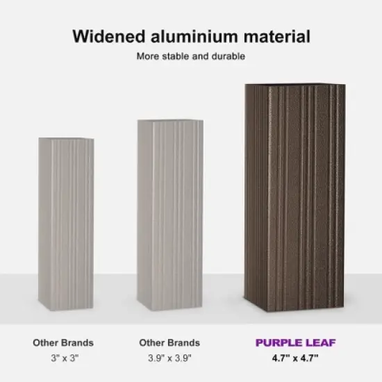 PURPLE LEAF Outdoor Hardtop Gazebo Canopy for Patio Deck Backyard Heavy Duty Outside Sunshade with Netting and Curtains image {9}