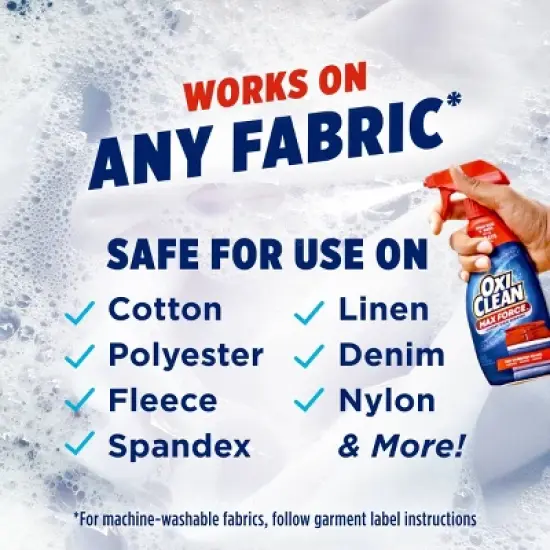 OxiClean MaxForce Laundry Stain Remover Spray - 12 fl oz image {5}