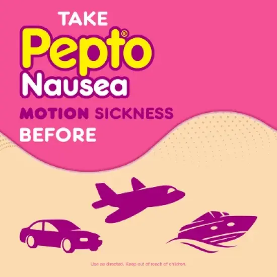 Pepto-Bismol Nausea Motion Sickness Tablets - 10ct image {2}